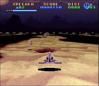 une photo d'Ã©cran de Super Star Wars - Return of the Jedi sur Nintendo Super Nes